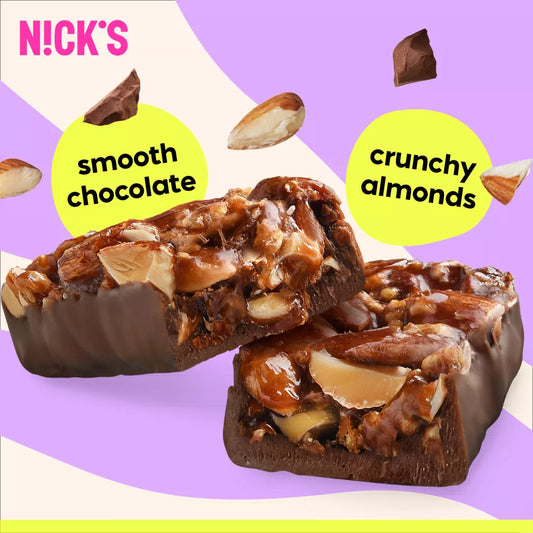 Nick's VEGÁN mandulás csoki, cukor- és gluténmentes 40g