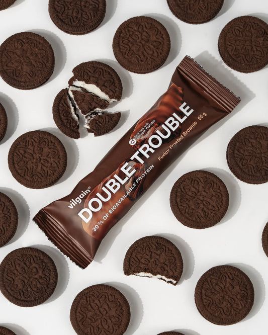 Double Trouble Protein Bar Dupla csokis 55 g