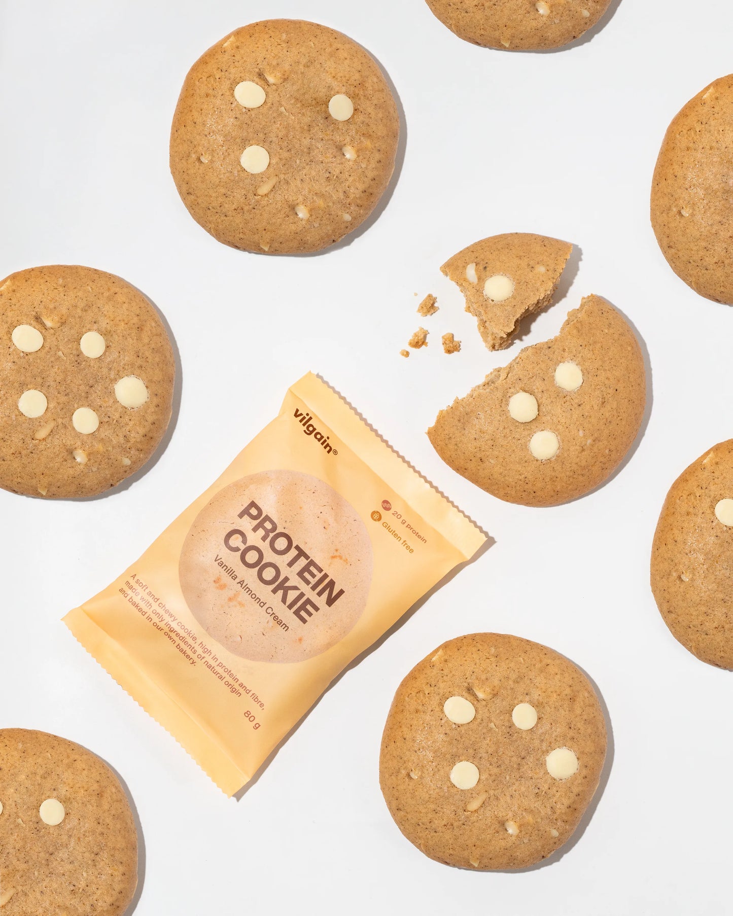 Protein Cookie - vaníliakrém mandulával 80 g
