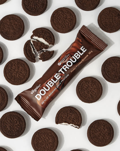 Double Trouble Protein Bar Dupla csokis 55 g