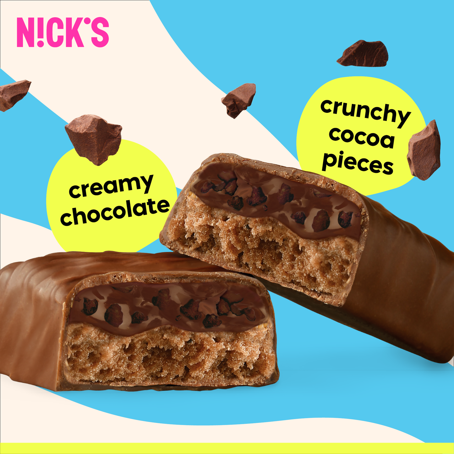 Nick's Triple Chocolate proteinszelet 50g