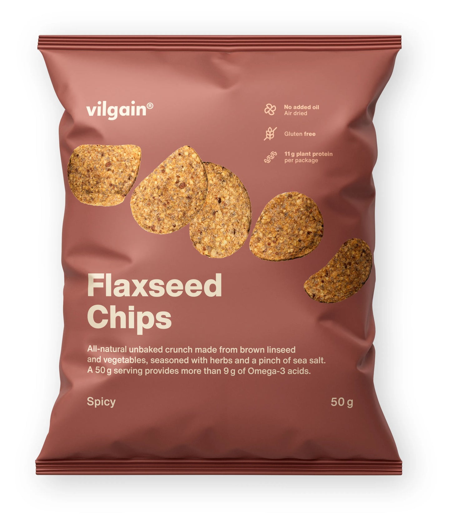 Lenmag chips pikáns 50 g