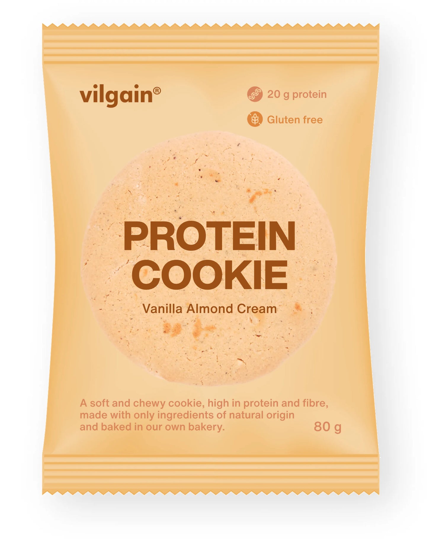 Protein Cookie - vaníliakrém mandulával 80 g