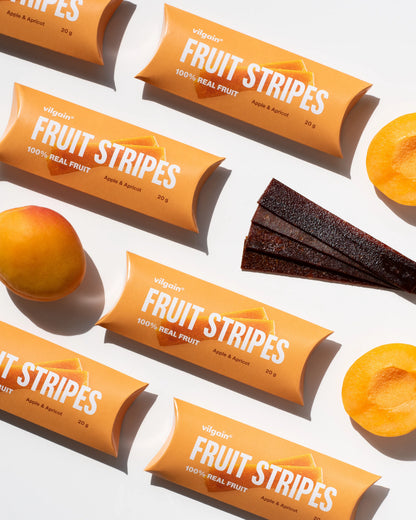 Fruit Stripes ⁠–⁠ alma és barack 20 g
