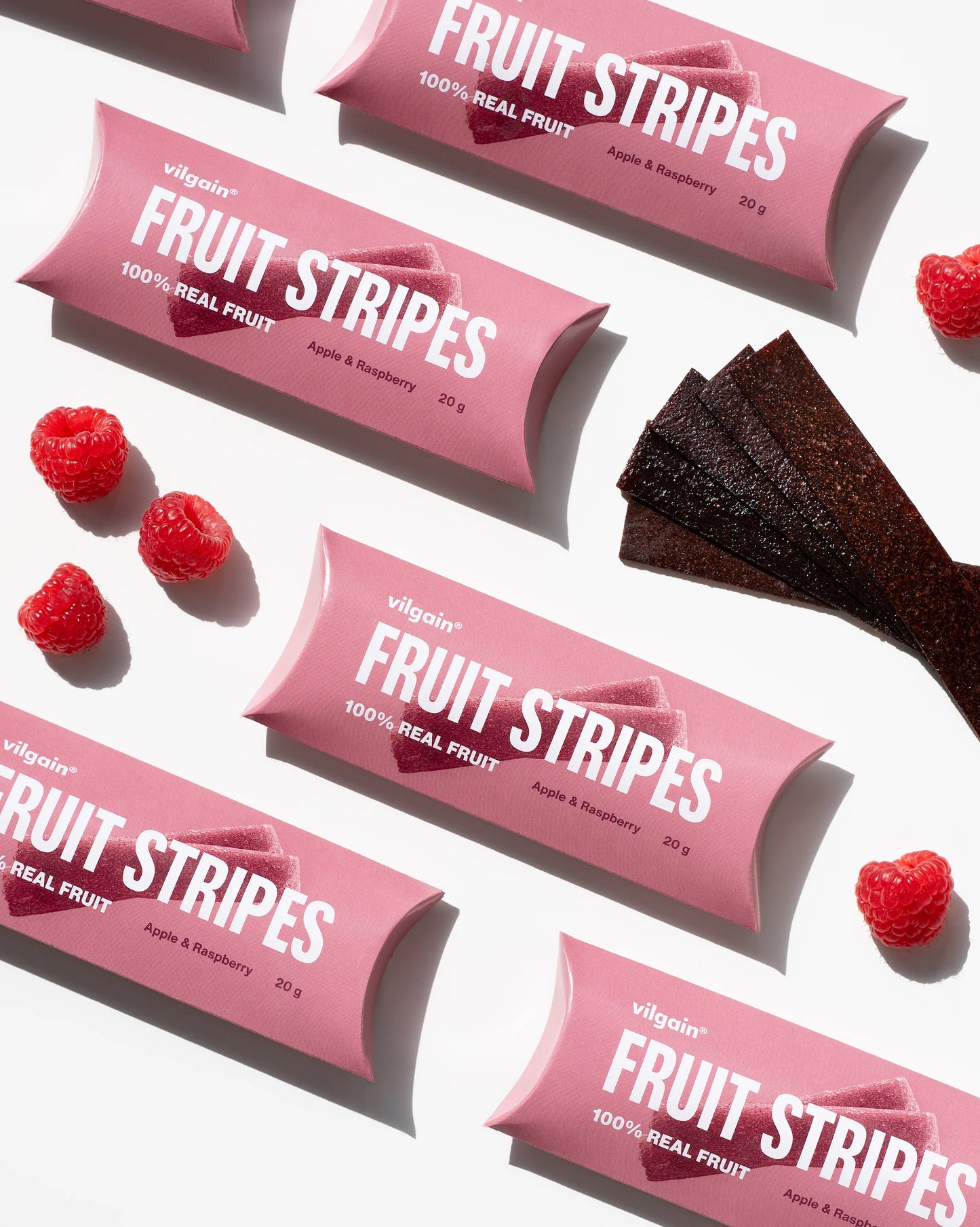 Fruit Stripes ⁠–⁠ alma és málna 20 g